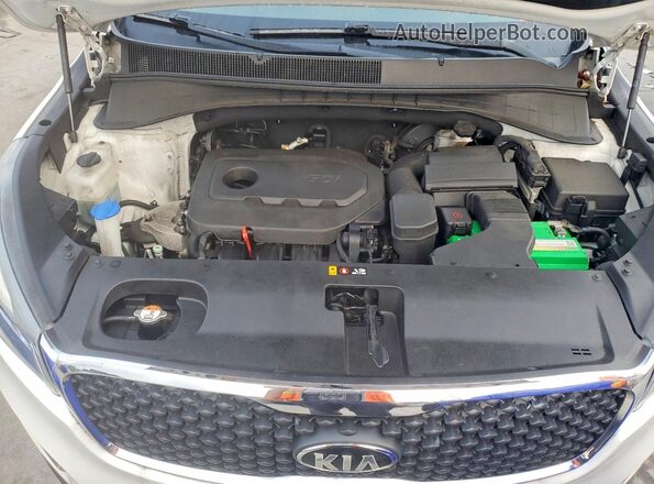 5XYPGDA33HG255824 2017 KIA SORENTO White Vista de la etiqueta del VIN