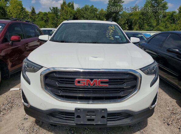 3GKALUEU6JL312637 2018 GMC TERRAIN White უკანა ხედი