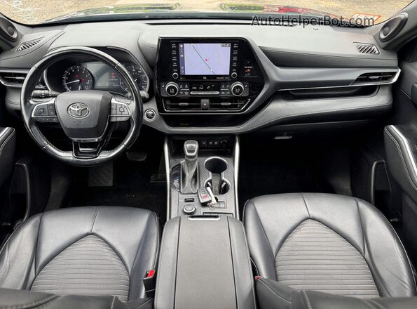 5TDJZRBHXMS090844 2021 TOYOTA HIGHLANDER Синий Вид задних сидений