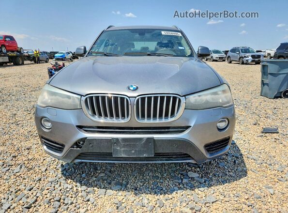 5UXWX9C51G0D80463 2016 BMW X3 Серебряный Вид сзади