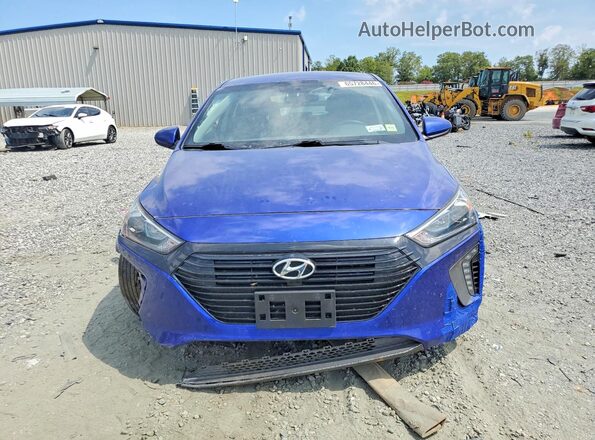 KMHC65LD9KU181808 2019 HYUNDAI IONIQ Blue Вид ззаду