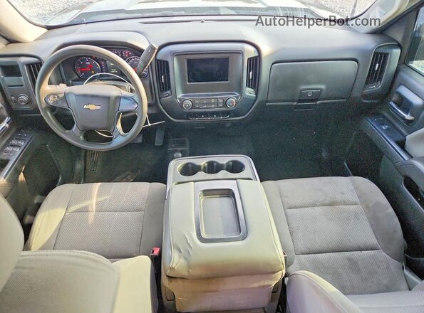 1GCVKNEC3HZ316077 2017 CHEVROLET SILVERADO Black Vista del cuadro de instrumentos