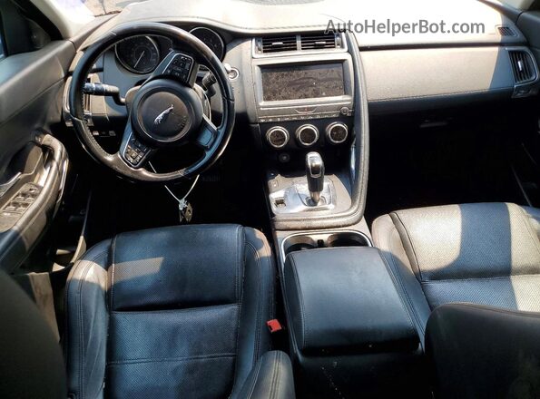 SADFJ2FX0J1Z13509 2018 JAGUAR E-PACE Blue Вид щитка приладів