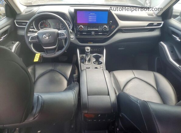 5TDKDRAH1PS003020 2023 TOYOTA HIGHLANDER Gray Vista del cuadro de instrumentos