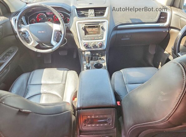1GKKRSKD3HJ173578 2017 GMC ACADIA Черный Вид щитка приборов