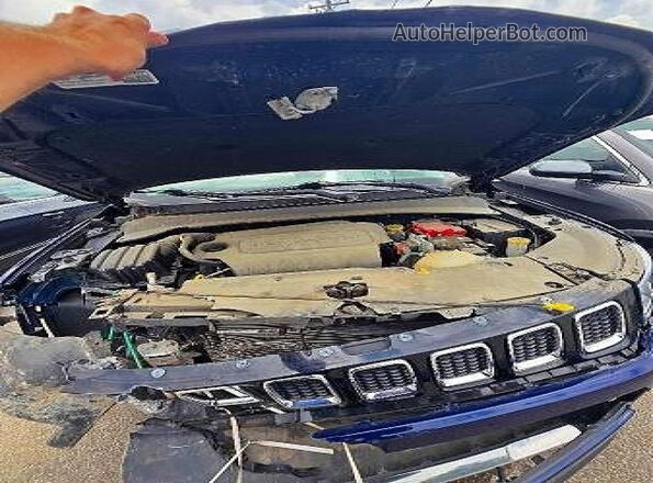 3C4NJDCB5LT223259 2020 JEEP COMPASS Синий Вид панели приборов