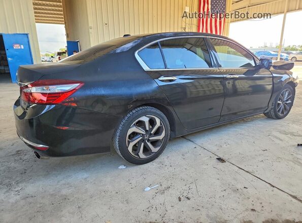1HGCR3F80HA025408 2017 HONDA ACCORD Black Delantero derecho