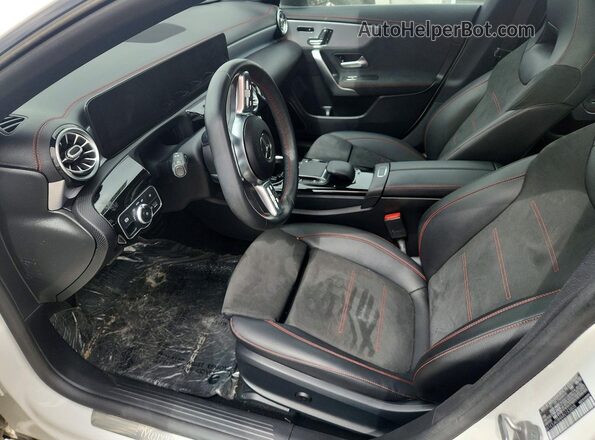 W1K5J4GB4MN153805 2021 MERCEDES-BENZ CLA-CLASS White Dashboard view