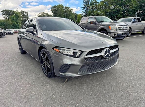 W1K3G4FB0MJ312642 2021 MERCEDES-BENZ A Charcoal Widok z przodu