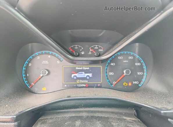 1GCPTDE14K1169904 2019 CHEVROLET COLORADO Gray Rear seats view
