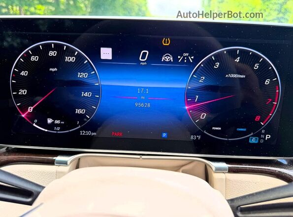 W1K6G6DB7NA071286 2022 MERCEDES-BENZ S White ხელსაწყოთა პანელის ხედი