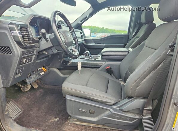 1FTFW1CD4MFD03489 2021 FORD F150 Gray Вид панелі приладів