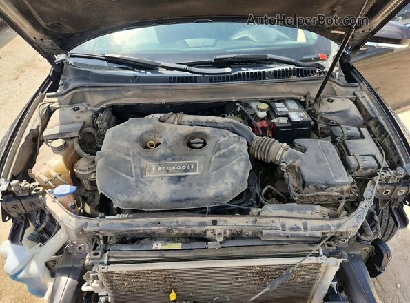 3LN6L2N94GR609280 2016 LINCOLN MKZ Black Engine compartment view