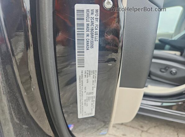 2C4RC1BG6RR133265 2024 CHRYSLER PACIFICA Черный Панорамный вид салона 360°