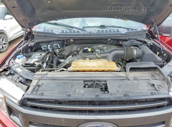 1FTEW1EP2KFB25307 2019 FORD F150 Red Շարժիչի բաժամունքի տեսք