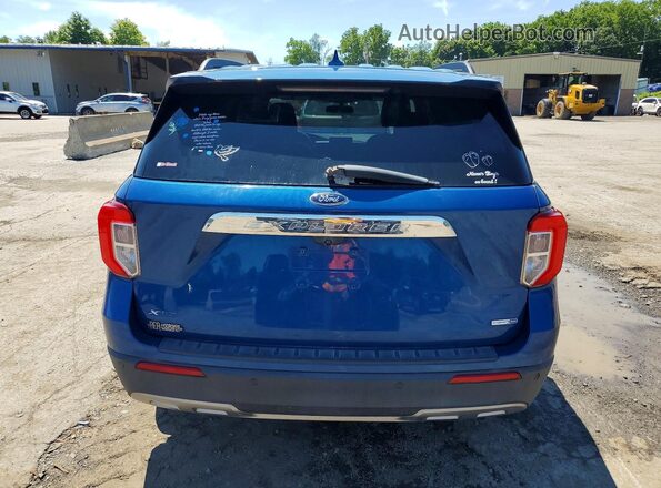 1FMSK8DHXLGA75104 2020 FORD EXPLORER Blue Սալոնի դիմացի տեսք