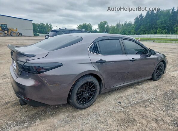 4T1B11HK6JU017604 2018 TOYOTA CAMRY Серый Передняя правая четверть