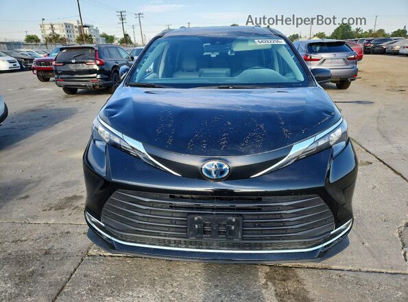 5TDYRKEC9RS215586 2024 TOYOTA SIENNA Black წინა სალონის ხედი