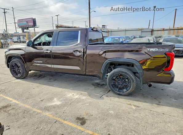 5TFJA5EC6NX001234 2022 TOYOTA TUNDRA Brown Задня права чверть