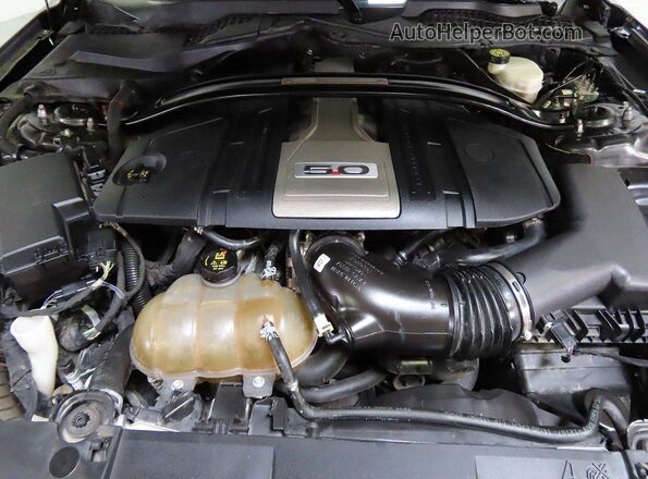 1FA6P8CF5L5130471 2020 FORD MUSTANG Gray Вид панелі приладів