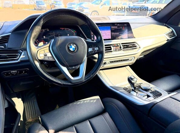 5UXCR6C52KLL26024 2019 BMW X5 Gray Widok tylnych siedzeń