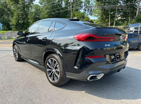 5UXCY4C06L9D37668 2020 BMW X6 Black Tył prawy