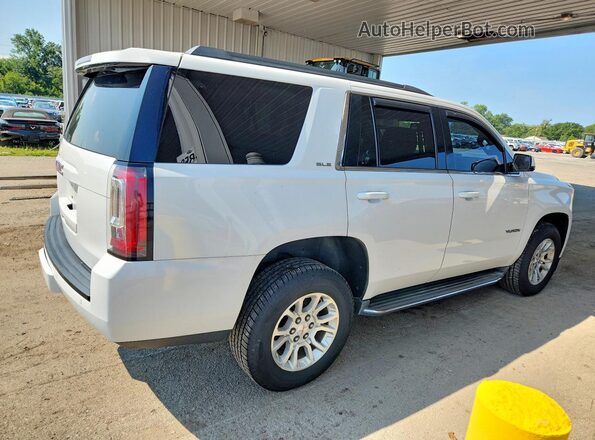 1GKS2AKC1GR348884 2016 GMC YUKON Белый Передняя правая четверть
