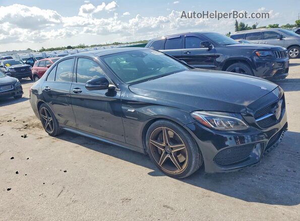 55SWF6EB1GU103007 2016 MERCEDES-BENZ C-CLASS Black Front view