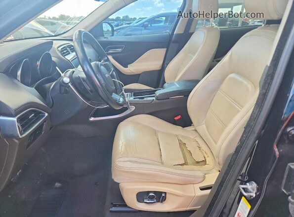 SADCK2GXXLA636367 2020 JAGUAR F-PACE Black წინა პანელის ხედი