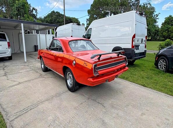 BH23E72256868 1967 PLYMOUTH BARRACUDA Оранжевый Задняя правая четверть