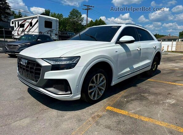 WA1EVBF15PD015447 2023 AUDI Q8 White Rear left