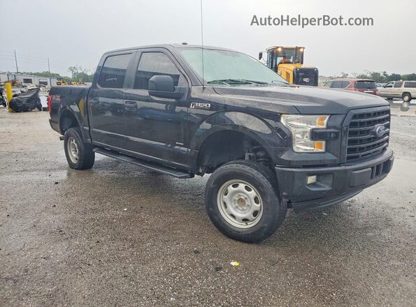 1FTEW1CP1HFA41894 2017 FORD F150 Black Widok z przodu