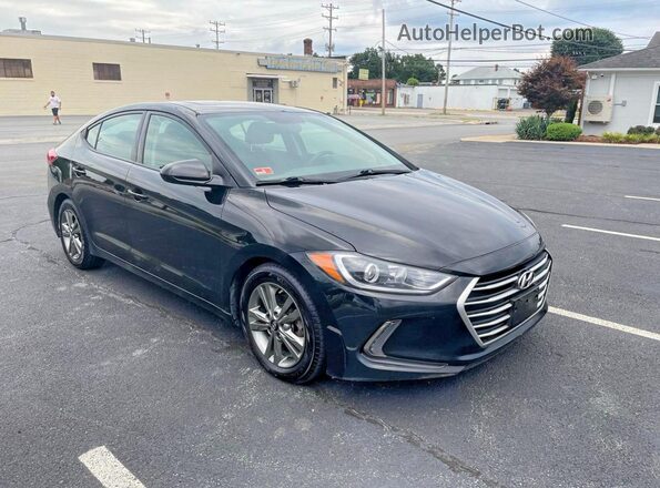 5NPD84LF1HH194151 2017 HYUNDAI ELANTRA Black Rear left