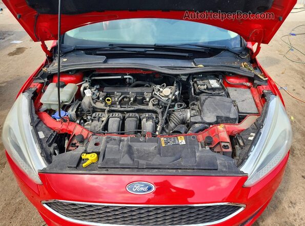 1FADP3F27GL320020 2016 FORD FOCUS Красный Вид подкапотного пространства