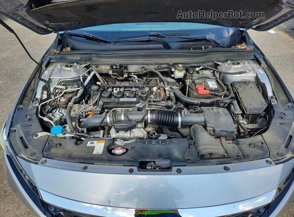 1HGCV1F4XJA076949 2018 HONDA ACCORD Silver Շարժիչի բաժամունքի տեսք