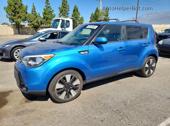 KNDJP3A5XG7387895 2016 KIA SOUL Blue Rear left