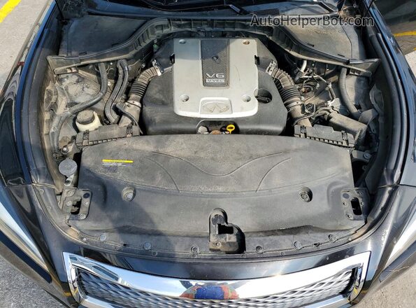 JN1BY1AP6HM741229 2017 INFINITI Q70 Black ძრავის განყოფილების ხედი
