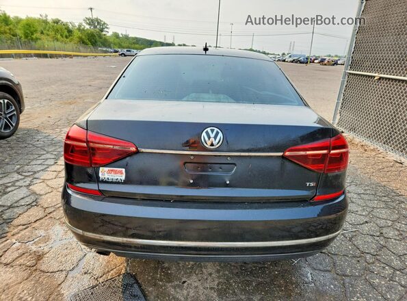 1VWAT7A30HC042723 2017 VOLKSWAGEN PASSAT Black Widok wnętrza z przodu