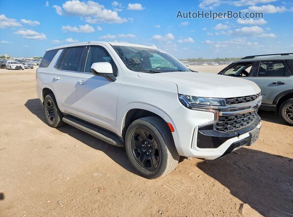 1GBSCLED2MR296285 2021 CHEVROLET TAHOE White Դիմացի տեսք
