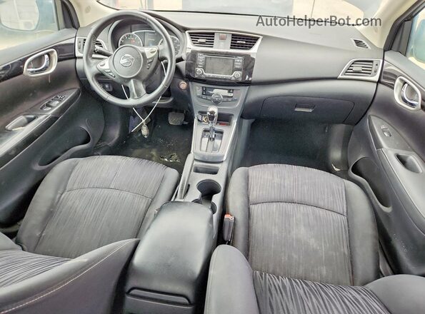 3N1AB7AP6JL646086 2018 NISSAN SENTRA Black Widok zestawu wskaźników