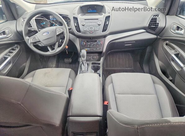1FMCU9GDXJUB17136 2018 FORD ESCAPE Black ხელსაწყოთა პანელის ხედი