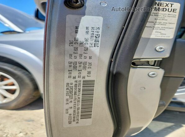3C4PDCBG6HT532379 2017 DODGE JOURNEY Silver Панорамний вид салону 360°