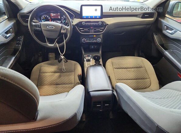 1FMCU0G64MUA82966 2021 FORD ESCAPE Gray Widok zestawu wskaźników