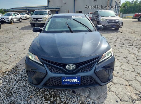 JTNB11HK9J3009647 2018 TOYOTA CAMRY Black Rear view