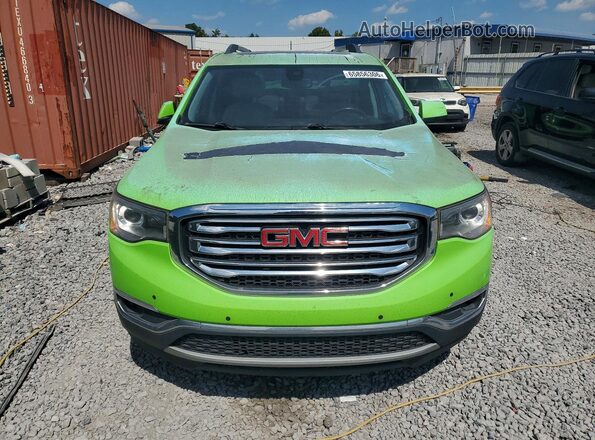 1GKKNNLS7HZ173417 2017 GMC ACADIA Green უკანა ხედი
