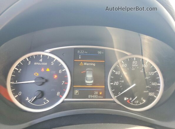 3N1AB7AP1KY272555 2019 NISSAN SENTRA Gray Widok tylnych siedzeń