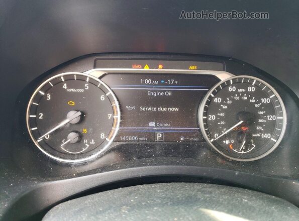 1N4BL4BV1LC221177 2020 NISSAN ALTIMA Gray უკანა სავარძლების ხედი