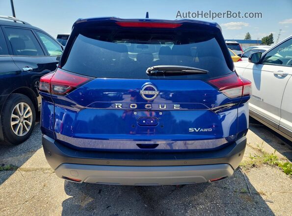 5N1BT3BB6PC844550 2023 NISSAN ROGUE Blue Front interior view