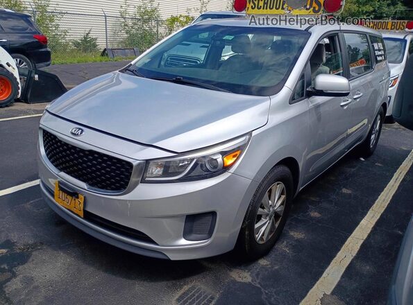 KNDMA5C19H6291686 2017 KIA SEDONA Gray Задня права чверть