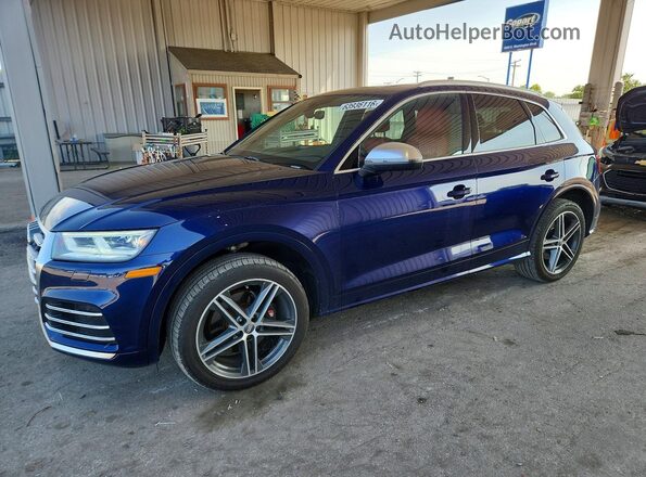 WA1A4AFY4J2148602 2018 AUDI SQ5 Blue Rear left